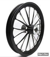 21 x 2.15 - ROUE ULTIMA ALUMINIUM - APPLICATION CUSTOM AXE 1" - MANHATTAN - D-F - 21" x 2.15" Manhattan Front Wheel  - BLACK CUT - 37-665