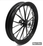 21 x 3.50 - ROUE ULTIMA ALUMINIUM - APPLICATION CUSTOM AXE 1" - MANHATTAN - S-F - 21" x 3.5" Manhattan Front Wheel  - BLACK CUT - 37-667
