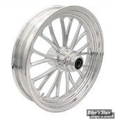 16 x 3.50 - ROUE ULTIMA ALUMINIUM - APPLICATION CUSTOM AXE 1" - MANHATTAN - S-F - Manhattan Front Wheel  - POLI - 37-624