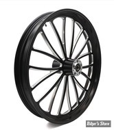 26 x 3.50 - ROUE ULTIMA ALUMINIUM - APPLICATION CUSTOM AXE 1" - MANHATTAN - D-F - Manhattan Front Wheel - BLACK CUT - 37-661