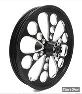 21 x 2.15 - ROUE ULTIMA ALUMINIUM - APPLICATION CUSTOM AXE 1" - KOOL KAT - D-F - KOOL KAT Front Wheel  - BLACK CUT - 37-645