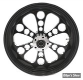 16 x 3.50 - ROUE ULTIMA ALUMINIUM - ARRIERE -  APPLICATION CUSTOM AXE 1" - KOOL CAT- D-F - KOOL CAT REAR Wheel  - BLACK CUT  - 37-652
