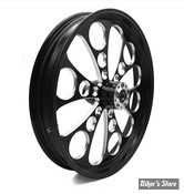 21 x 3.50 - ROUE ULTIMA ALUMINIUM - APPLICATION CUSTOM AXE 1" - KOOL KAT - D-F - KOOL KAT Front Wheel  - BLACK CUT - 37-646