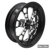 18 x 5.50 - ROUE ULTIMA ALUMINIUM - ARRIERE -  APPLICATION CUSTOM AXE 1" - KOOL CAT- D-F - KOOL CAT REAR Wheel  - BLACK CUT  - 37-654