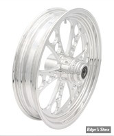 18 x 3.50 - ROUE ULTIMA ALUMINIUM - APPLICATION CUSTOM AXE 1" - KOOL KAT - S-F - KOOL KAT Front Wheel  - POLI - 37-615