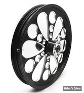 21 x 2.15 - ROUE ULTIMA ALUMINIUM - APPLICATION CUSTOM AXE 1" - KOOL KAT - S-F - KOOL KAT Front Wheel  - BLACK CUT - 37-644