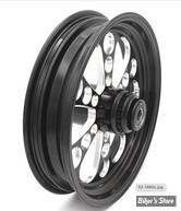 18 x 3.50 - ROUE ULTIMA ALUMINIUM - APPLICATION CUSTOM AXE 1" - KOOL KAT S-F - KOOL KAT Front Wheel  - BLACK CUT - 37-648