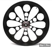 23 x 3.50 - ROUE ULTIMA ALUMINIUM - APPLICATION CUSTOM AXE 1" - KOOL KAT - D-F - KOOL KAT Front Wheel  - BLACK CUT  - 37-643