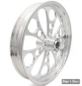 23 x 3.50 - ROUE ULTIMA ALUMINIUM - APPLICATION CUSTOM AXE 1" - KOOL KAT - D-F - KOOL KAT Front Wheel  - POLI  - 37-612