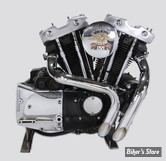 - ECHAPPEMENT - Wyatt Gatling - SPORTSTER 57/85 - Ironhead LAF Exhaust Header Set - 30-0727 - CHROME