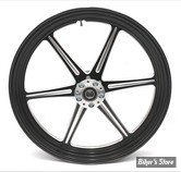 21 x 3.50 - ROUE ULTIMA ALUMINIUM - APPLICATION CUSTOM AXE 1" - REVOLVER - D-F - REVOLVER Front Wheel  - BLACK CUT - 37-929