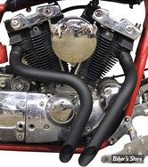 - ECHAPPEMENT - Wyatt Gatling - SPORTSTER 57/85 - Ironhead LAF Exhaust Header Set -  30-0728 - NOIR