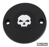 ECLATE I - PIECE N° 23 - CACHE ALLUMAGE POUR MILWAUKEE-EIGHT® SOFTAIL / TOURING 17UP - SKULL - NOIR