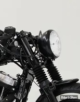 7" - PHARE CULT-WERK - 7" headlight, black with clear glass - NOIR - HD-UNI004