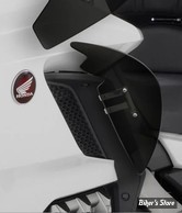DEFLECTEURS D'AIR INFÉRIEUR - SHOW CHROME / BIG BIKE PARTS - HONDA GOLDWING 2018UP - AEROFLO LOWER WIND DEFLECTORS - FUMÉ - 52-934LBK