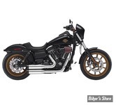 ECHAPPEMENT COMPLET  KESSTECH - DYNA 110CI FXDLS 16/17 - 2IN2 3" Shotgun-Low ESM3 - FINITION : CHROME / EMBOUT : Straightcut NOIR - 161-5139-748 - ECE