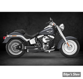 ECHAPPEMENT COMPLET KESSTECH - SOFTAIL 103CI 12/16 - 2IN2 3" - SHOTGUN LOW STAGGERED - ESM3 - FINITION : NOIR / EMBOUT : Stainless Long chromé - 126-5109-798 - ECE