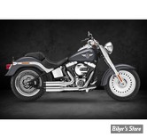 ECHAPPEMENT COMPLET KESSTECH - SOFTAIL 103CI 12/16 - 2IN2 3" - SHOTGUN LOW - ESM3 - FINITION : CHROME / EMBOUT : Straightcut NOIR - 120-5109-748 - ECE