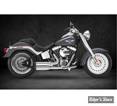 ECHAPPEMENT COMPLET KESSTECH - SOFTAIL 103CI 12/16 - 2IN2 3" - SHOTGUN LOW - ESM3 - FINITION : INOX / EMBOUT : Straightcut noir - 120-5109-738 - ECE