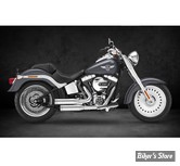 ECHAPPEMENT COMPLET KESSTECH - SOFTAIL 103CI 12/16 - 2IN2 3" - SHOTGUN LOW STAGGERED - ESM3 - FINITION : CHROME / EMBOUT : Stainless Long chromé - 126-5109-746 - ECE