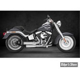 ECHAPPEMENT COMPLET KESSTECH - SOFTAIL 103CI 12/16 - 2IN2 3" - SHOTGUN LOW STAGGERED - ESM3 - FINITION : INOX / EMBOUT : Stainless Long POLI - 126-5109-736 - ECE