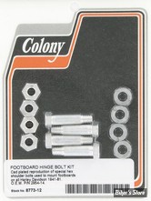 - ECLATE Y - PIECE N° 16 / 17 - KIT VISSERIE POUR PLATEFORMES CONDUCTEUR - OEM 50635-14 / 2954-14 / 7035 / 7036 / 7691 / 7691W - COLONY - CADMIUM - 8773-12
