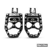 REPOSES PIEDS AVANT - SOFTAIL 2018UP - BURLY - MX EVOLUTION FOOT PEGS - BLACK - B13-1016B