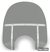 PARE BRISE DÉTACHABLE - MEMPHIS SHADES - MEMPHIS FATS - DÉCOUPE DE PHARE DE 9" - HAUTEUR 17" / 43CM - NOIR FUME - MEM36212