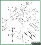  ECLATE A - PIECE n° 00 - ECLATE DES PIECES D'ESSENCE  - SOFTAIL 1984/1999