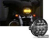 7" - OPTIQUE  DE PHARE LED - TOURING STREET GLIDE FLHX 14/23 - DESTROYER HEADLIGHT SINGLE KIT 14-23 STREET GLIDE LED D14 - DENALI ELECTRONICS - DNL.D14.10100.K