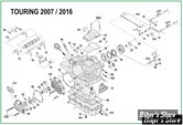  ECLATE A - PIECE N° 00 - ECLATE DES PIECES DE CARTER DE BOITE DE VITESSES - TOURING 2007 / 2016