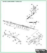 ECLATE J - PIECE N° 00 - ECLATE DES PIECES DE M/CYL ET PIECES - TOURING FLH 92/98