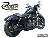 Silencieux RUSH - Sportster 09/13 - Slash Down - Noir - 2