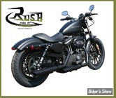 Silencieux RUSH - Sportster 04/08 - Slash Down - Noir - 1.75