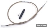 CABLE D'EMBRAYAGE POUR BIGTWIN 06UP 6 SPEEDS - LONGUEUR : 142.00CM - OEM 00000-00 - ZODIAC - TRESSÉ GAINÉ