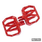  - REPOSES PIEDS AVANT - SOFTAIL 2018UP  - THRASHIN SUPPLY COMPAGNY - MINI PLATEFORME AGGRESSOR - ROUGE - TSC-2031-2-SF