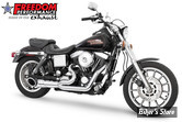 - ECHAPPEMENT FREEDOM PERFORMANCE - SHORTY - 2EN1 - DYNA 91/05 - TURNOUT - CHROME / NOIR SCULPTE - HD00535