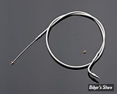 CABLE DE TIRAGE POUR BIGTWIN & SPORTSTER 96UP - LONGUEUR : 86.36 CM - OEM 00000-00 - BARNETT - 32" + 2 - ACIER INOX - 102-30-30015-02