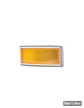 REFLECTEUR / CATADIOPTRE - 76 MM X 35 MM - ORANGE - OEM 59254-72