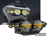 OPTIQUE DE PHARE LED - TOURING FLTR 23UP - KIT DE PHARES D14 DESTROYER FULL DECK - DENALI ELECTRONICS - KM-ST-LT-24
