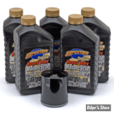 KIT DE VIDANGE - MOTEUR - HUILE SYNTHÉTIQUE - V-ROD 02/17 - Huile Spectro Golden 20W50 - FILTRE A HUILE : NOIR