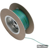 FIL ELECTRIQUE 0.80MM / 18-GAUGE - NAMZ - COULEUR : VERT / BLEU - 100 FOOT - LES 30 METRES