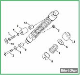 ECLATE M - PIECE N° 00 - PIECES ET FIXATIONS D'AMORTISSEURS - SPORTSTER 2004UP