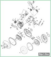  PIÈCE N° 00 - ECLATE DES PIECES DE CORPS D'INJECTION - SPORTSTER 07UP