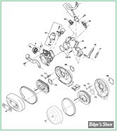  PIÈCE N° 00 - ECLATE DES PIECES DE CORPS D'INJECTION - SPORTSTER 07UP