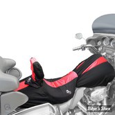 COUVERTURE DE RESERVOIR & SELLE - TOURING HD 08/13 - BIKESHEATH - COULEUR : NOIR / ROUGE