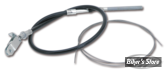 ECLATE H - PIECE N° 04 - CABLE DE FREIN ARRIERE - XL 77/78 - OEM 38634-76 - LONGUEUR 30" / 78CM - ZODIAC - NOIR