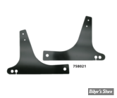 - PLAQUES DE SISSY BAR FIXES - DYNA 91/95 - ZODIAC - ECO LINE - NOIR