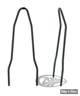 X - MONTANT DE SISSY BAR - ZODIAC - 24 A 28 CM - NOIR