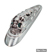 Veilleuse de garde boue AV - SKULL - ZODIAC - CHROME